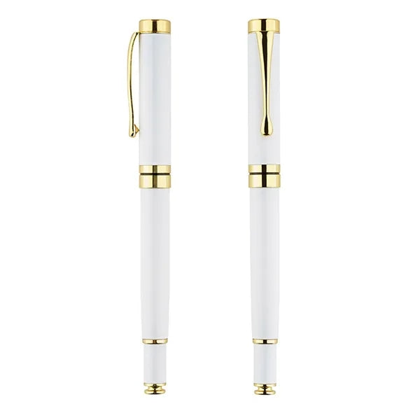Golden Logo Metal Rollerball Pen