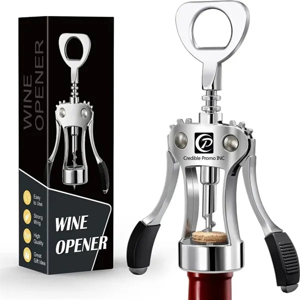 Zinc Alloy Wine Bottle Opener/Manual Multifunctional Cork Sc