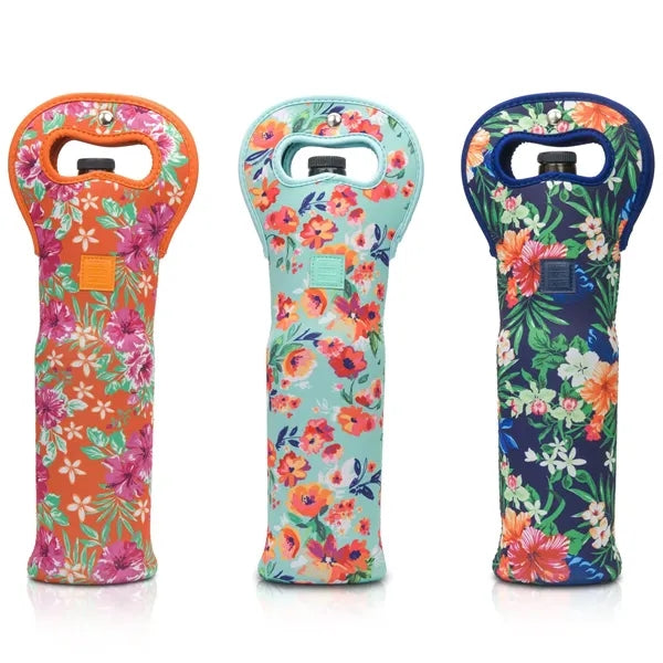 Insulated Neoprene Wine Bottle Carrier Bag