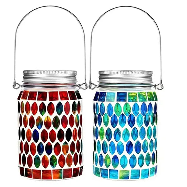 Solar Mosaic Lawn Lantern