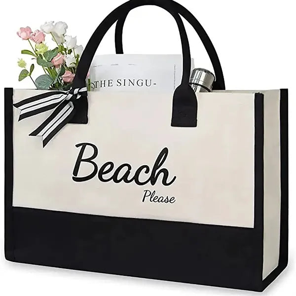 Canvas Important Stuff Tote
