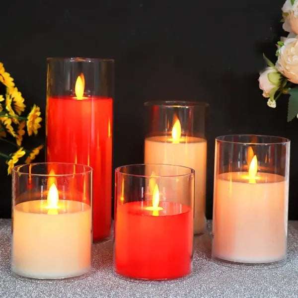 LED Mini Pillar Candles