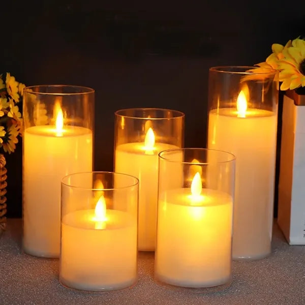 LED Mini Pillar Candles