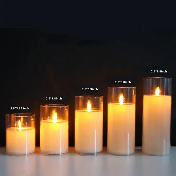 LED Mini Pillar Candles