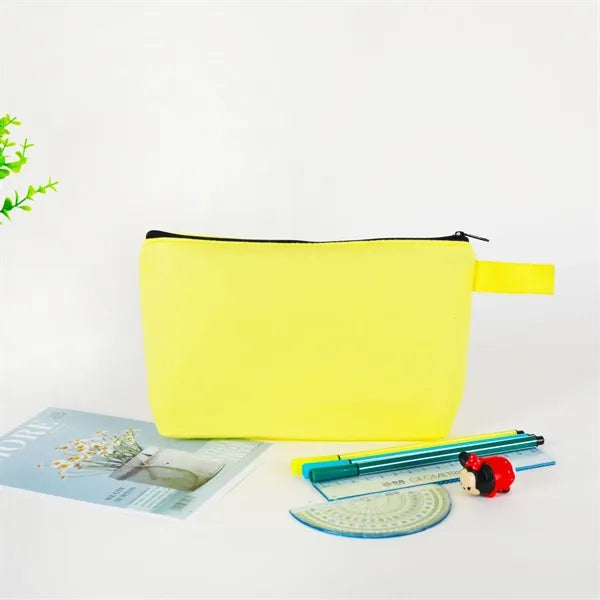 Canvas Pencil Case and Makeup Bag
