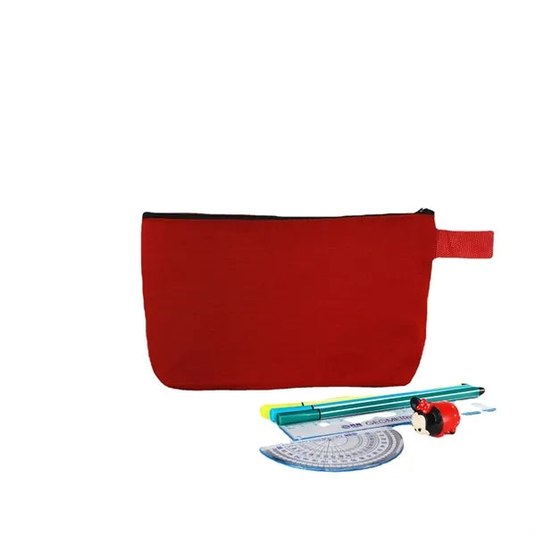 Canvas Pencil Case and Makeup Bag