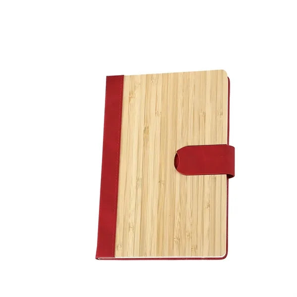 Eco-Friendly Bamboo Magnetic Buckle Notebook