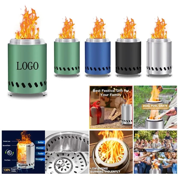 Color Smokeless Tabletop Fire Pit Gift