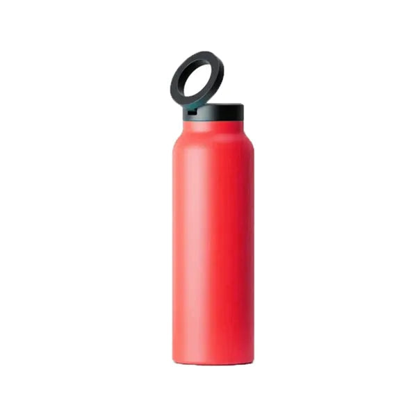 24oz Stainless Steel Water Bottle with Magnetic Phone Holder