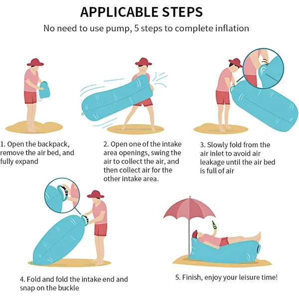 Portable Inflatable Couch Hammock