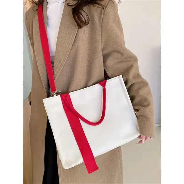 Canvas Tote Bag with Shoulder Strap