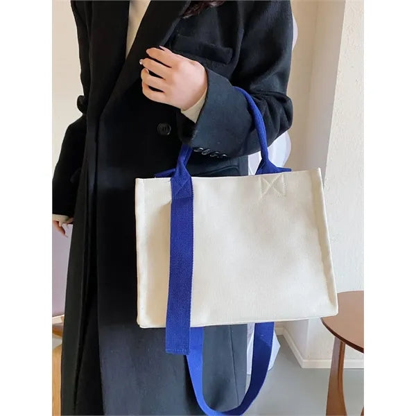 Canvas Tote Bag with Shoulder Strap