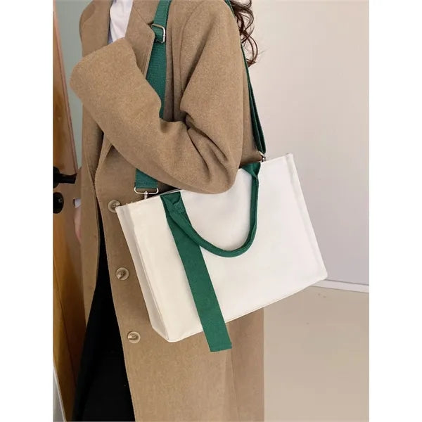 Canvas Tote Bag with Shoulder Strap