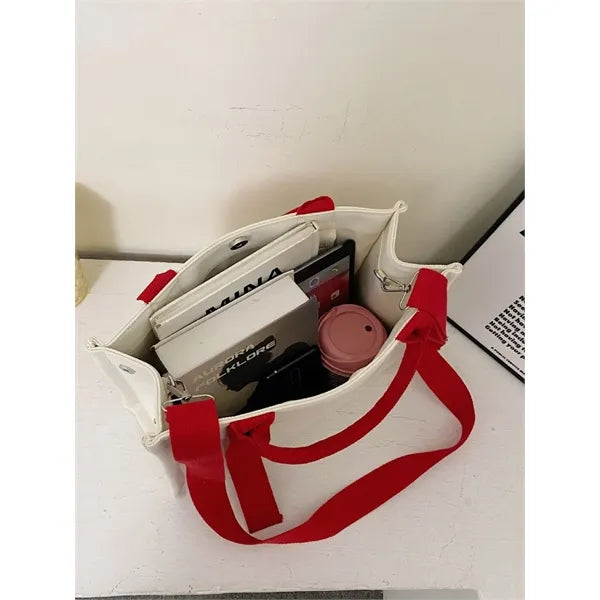 Canvas Tote Bag with Shoulder Strap