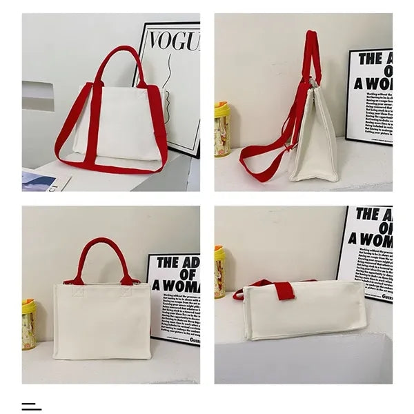 Canvas Tote Bag with Shoulder Strap