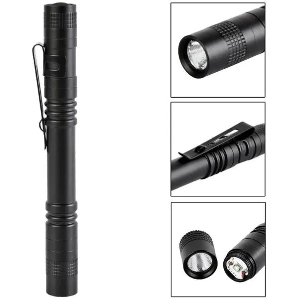 Portable Mini Torch Led Pen Light Flashlights with Clip