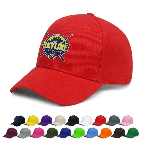 6 Panel Mid Profile Baseball Cap