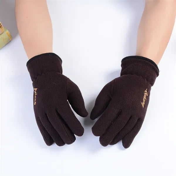 Outdoor Ski Sports Winter Warm Polar Fleece Gloves