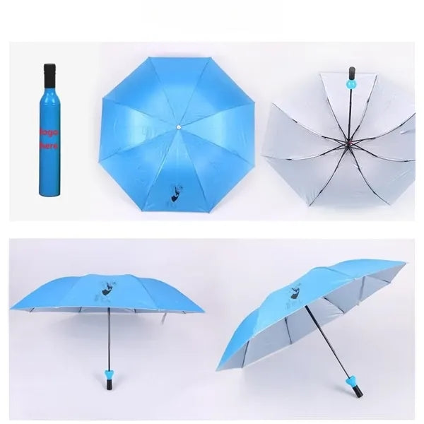 Portable Wine Bottle Umbrella
