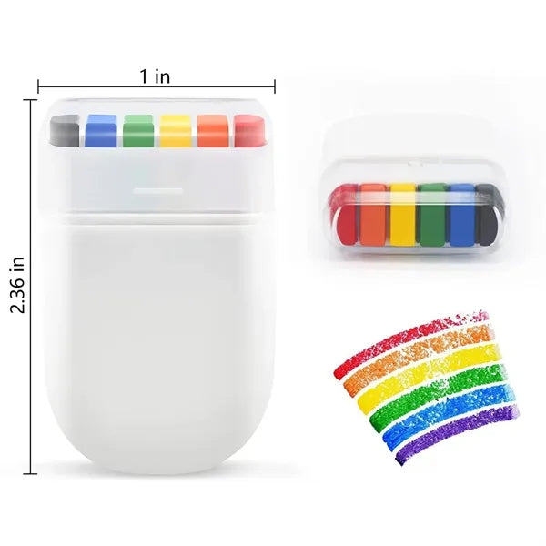 6 Color Rainbow Crayon for Face Body