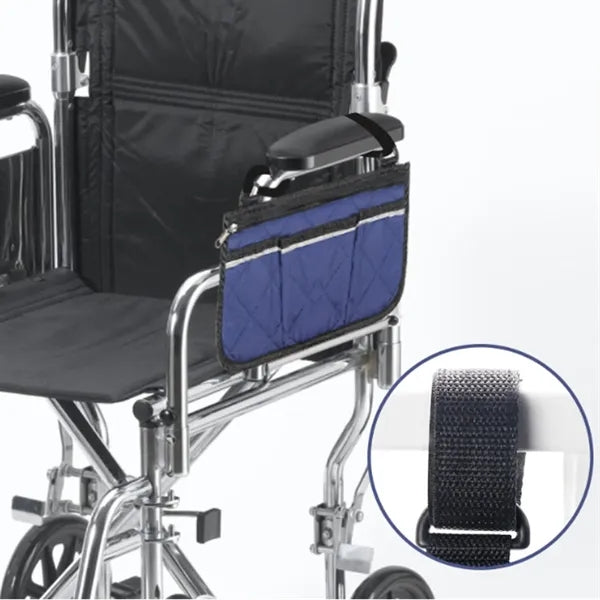 Wheelchair Side Bag Armrest Storage Pouch