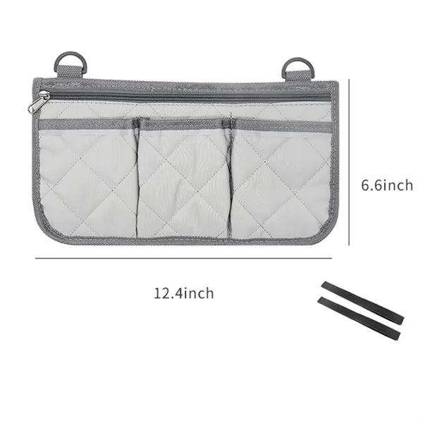 Wheelchair Side Bag Armrest Storage Pouch
