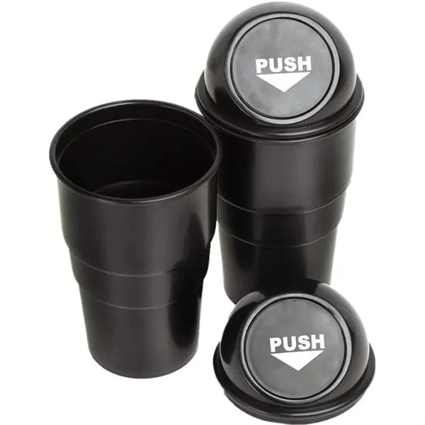 Automotive Cup Holder Trash Can