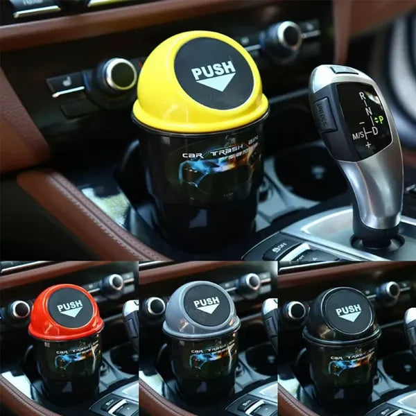 Automotive Cup Holder Trash Can