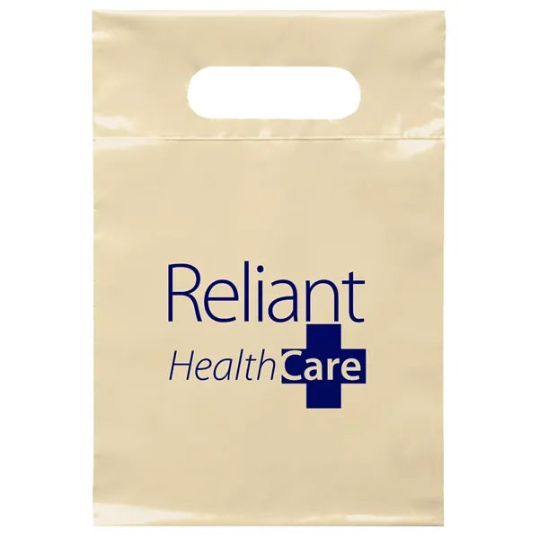 7W x 10 1/2H Die Cut Handle Bag - Flexo Ink Print