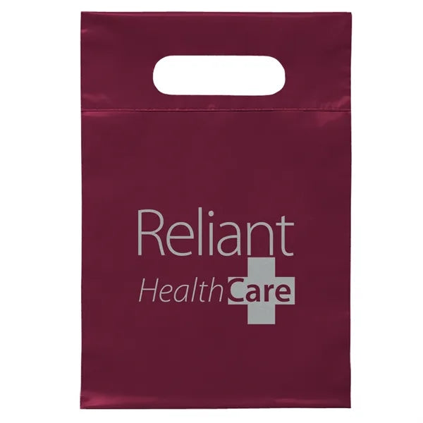 7W x 10 1/2H Die Cut Handle Bag - Flexo Ink Print