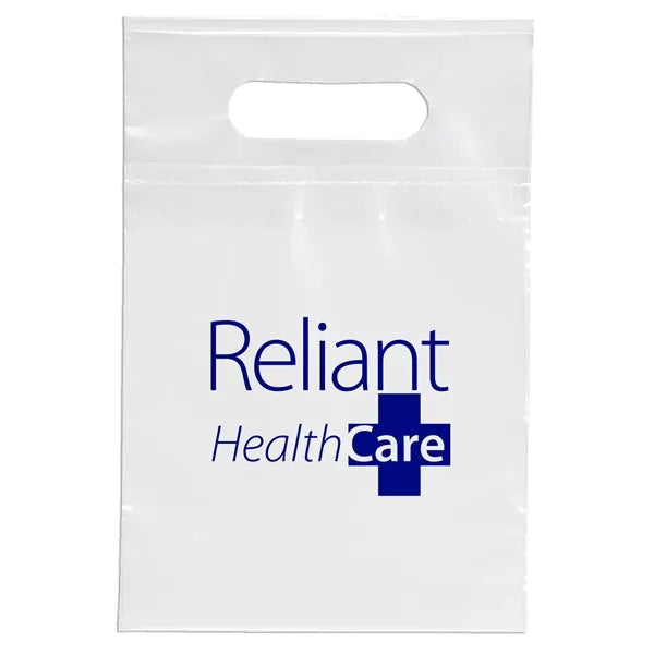 7W x 10 1/2H Die Cut Handle Bag - Flexo Ink Print
