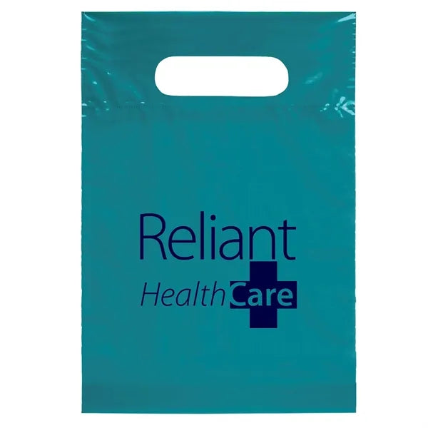 7W x 10 1/2H Die Cut Handle Bag - Flexo Ink Print