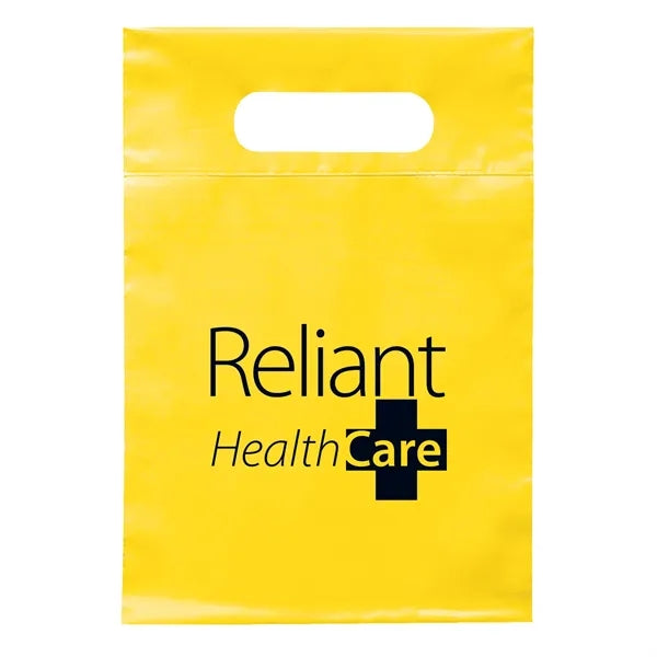 7W x 10 1/2H Die Cut Handle Bag - Flexo Ink Print