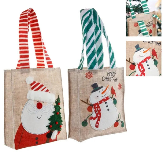 Promo Top seller OEM Christmas Jute Bag