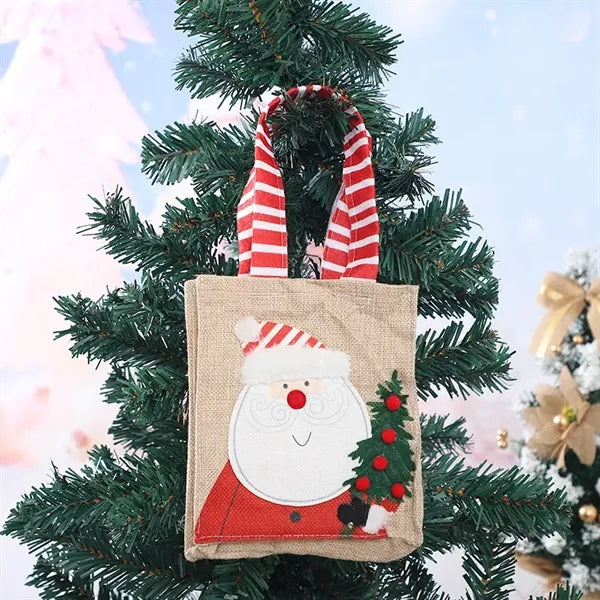 Promo Top seller OEM Christmas Jute Bag