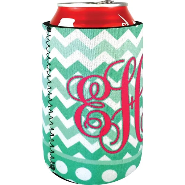 Extra Strong Magnetic Full Color Neoprene 12 Oz. Can Cooler.