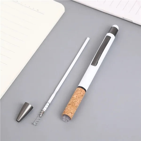 Cork Metal Stylus Pen Eco-friendly Ballpoint