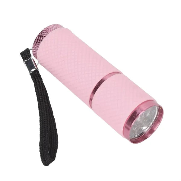 9 LED Portable Aluminum Flashlight