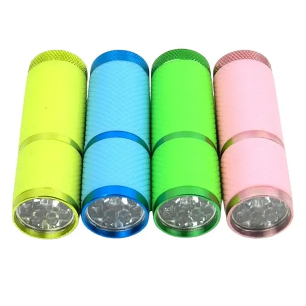 9 LED Portable Aluminum Flashlight