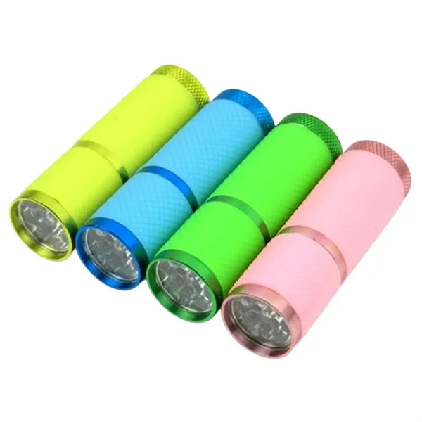9 LED Portable Aluminum Flashlight