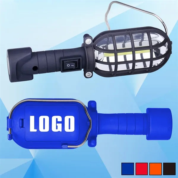 Portable Trouble Work Light w/ Magnetic Base and Hanger Hook
