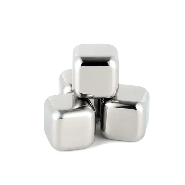 Whiskey cube Stainless Steel Metal Ice Chilling Stones