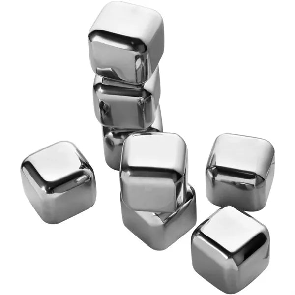 Whiskey cube Stainless Steel Metal Ice Chilling Stones