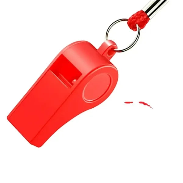 Colorful Emergency Whistle with Lanyard