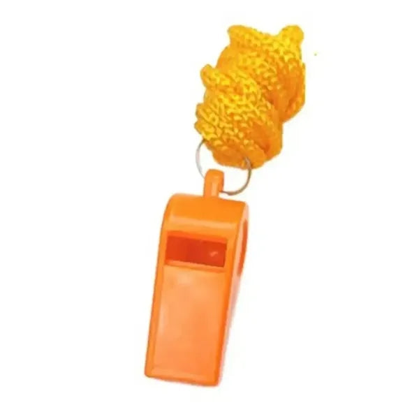 Colorful Emergency Whistle with Lanyard