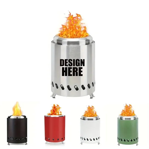Portable Smokeless Tabletop Fire Pit For Camping