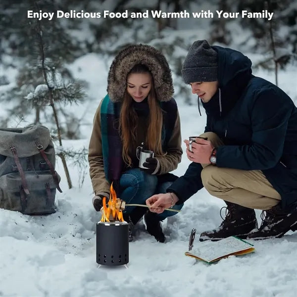 Portable Smokeless Tabletop Fire Pit For Camping