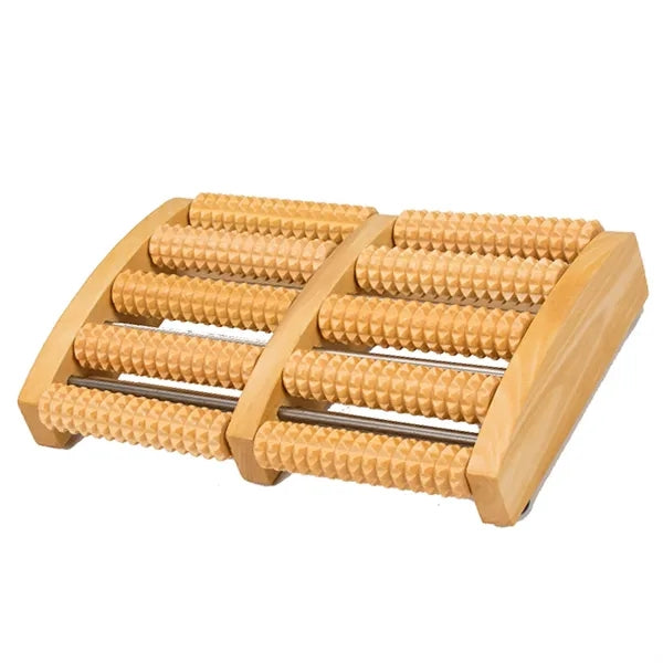 Wooden Roller Relaxation Stress Relief Foot Massager
