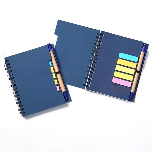 Notebook with Sticky Notes