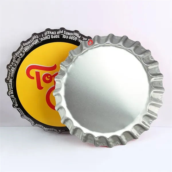 Retro Tin Metal Beer Bottle Caps Wall Sign